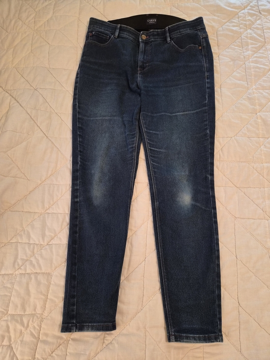 Curve Appeal Denim - Curve Appeal High Rise Skinny Jeans w/ Comfort Waistband- Size 10/30